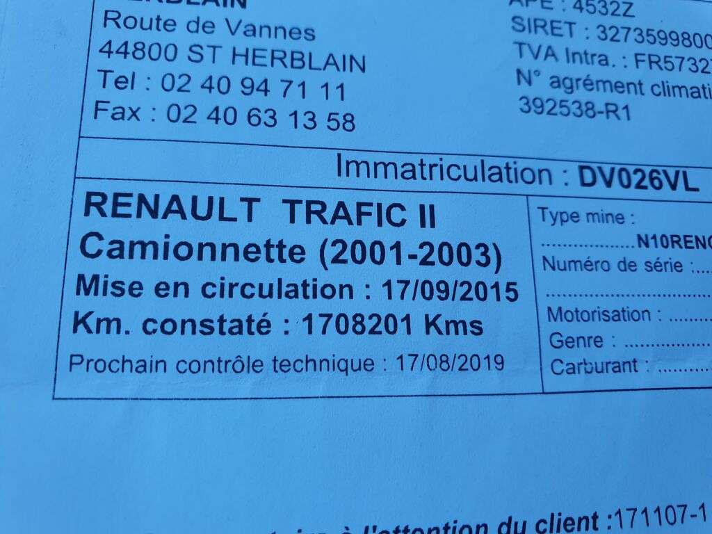 RENAULT TRAFIC L1H1 KLIMA PALI I JEZDZI Kastenwagen - Photo 11